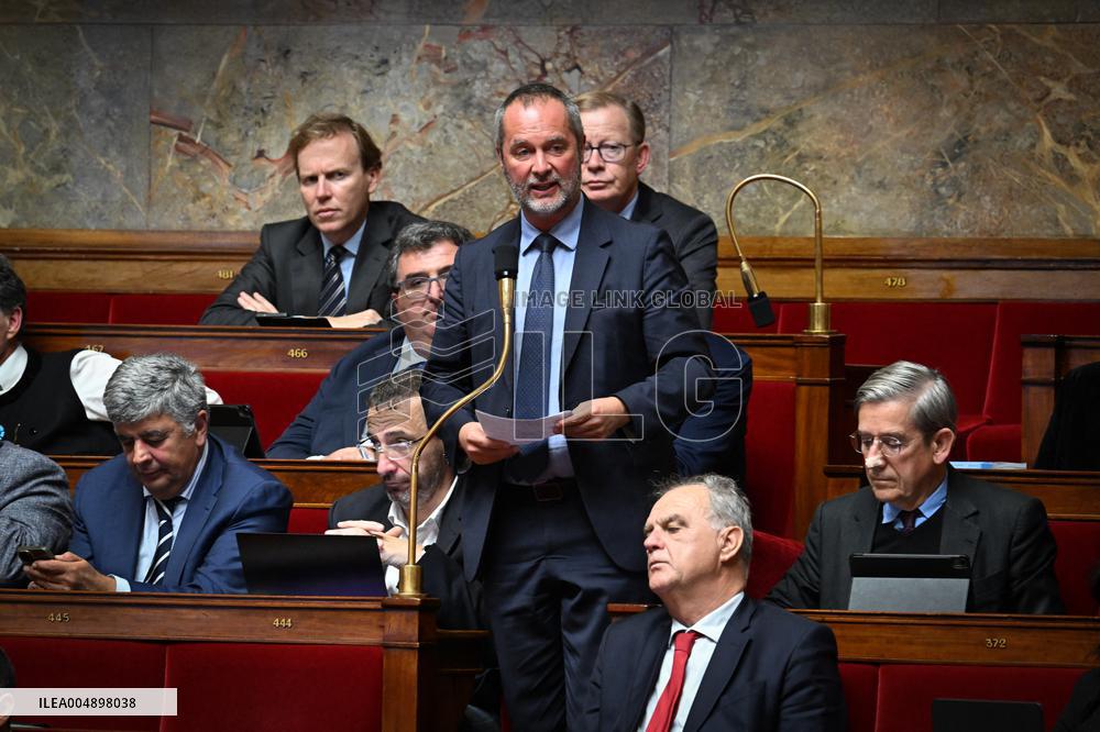 Suspension Of Pension Reform At The National Assembly - Paris