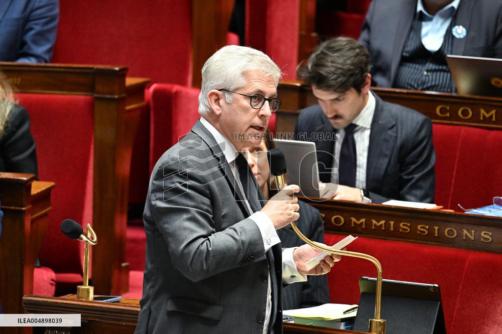 Suspension Of Pension Reform At The National Assembly - Paris
