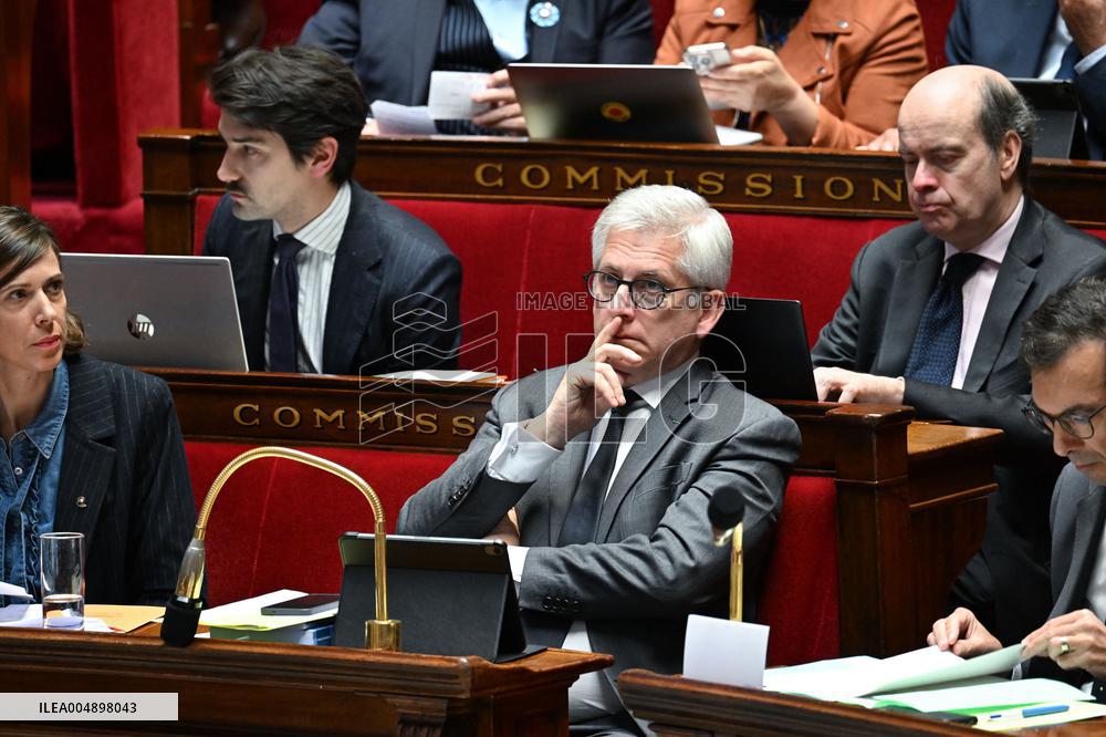 Suspension Of Pension Reform At The National Assembly - Paris