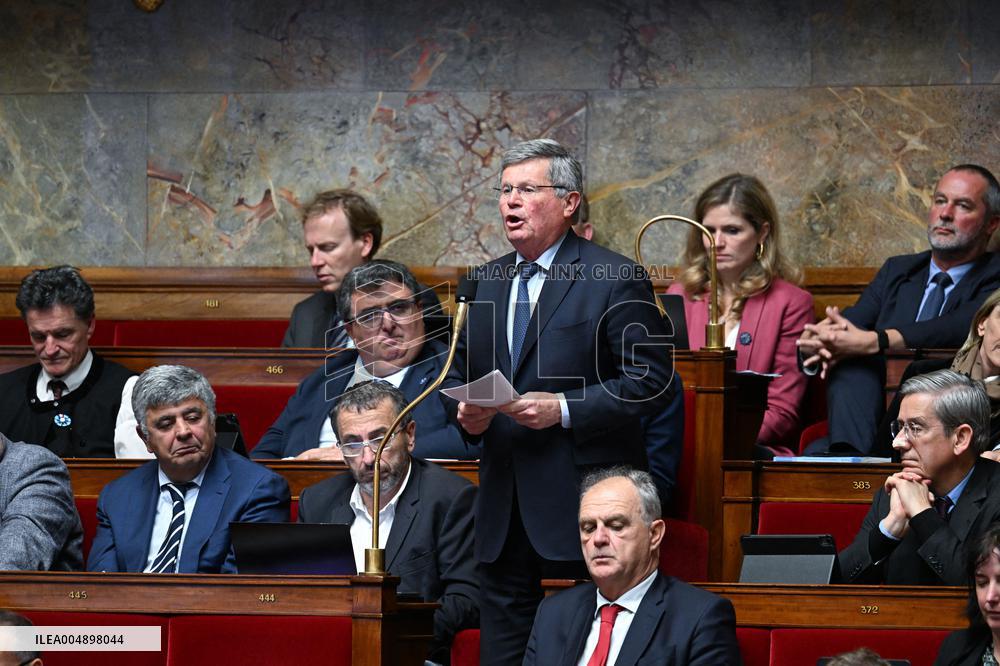 Suspension Of Pension Reform At The National Assembly - Paris
