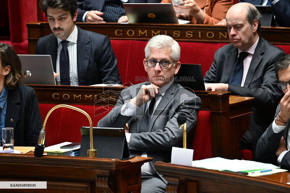 Suspension Of Pension Reform At The National Assembly - Paris