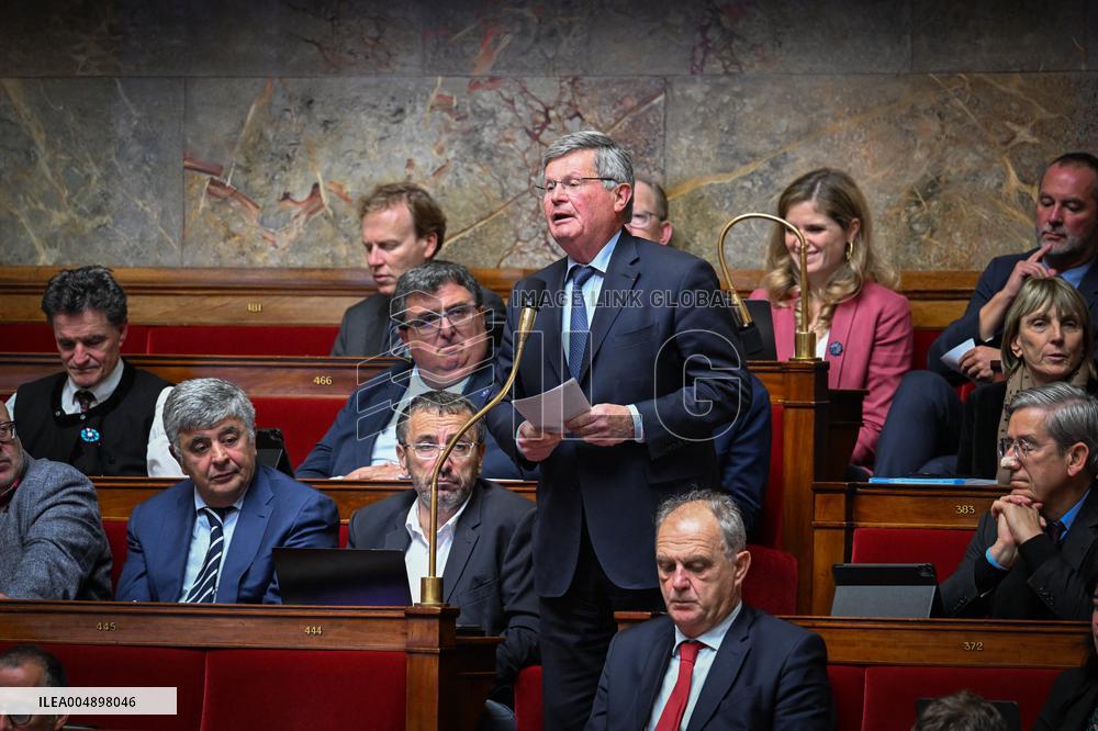 Suspension Of Pension Reform At The National Assembly - Paris