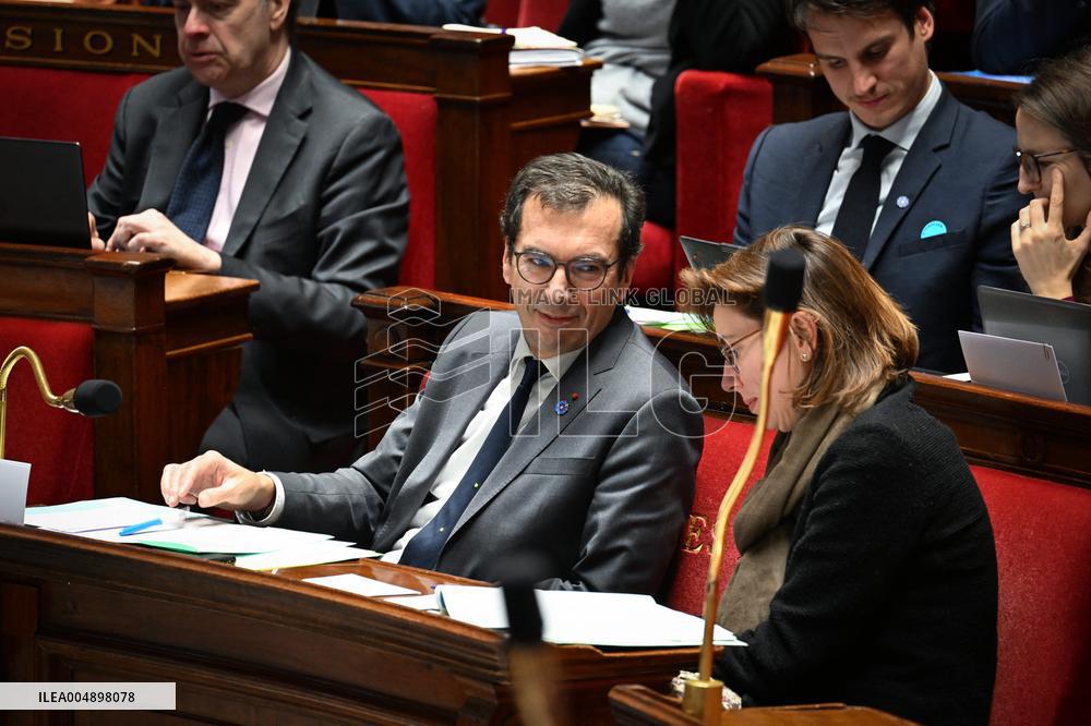 Suspension Of Pension Reform At The National Assembly - Paris
