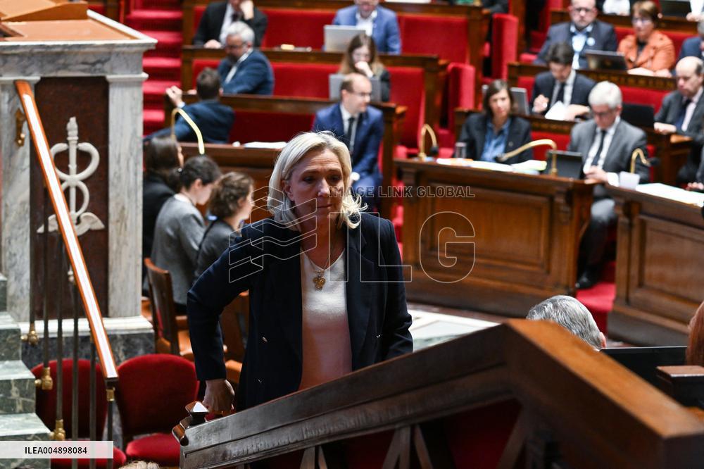 Suspension Of Pension Reform At The National Assembly - Paris