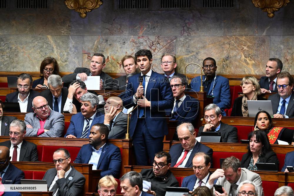 Suspension Of Pension Reform At The National Assembly - Paris