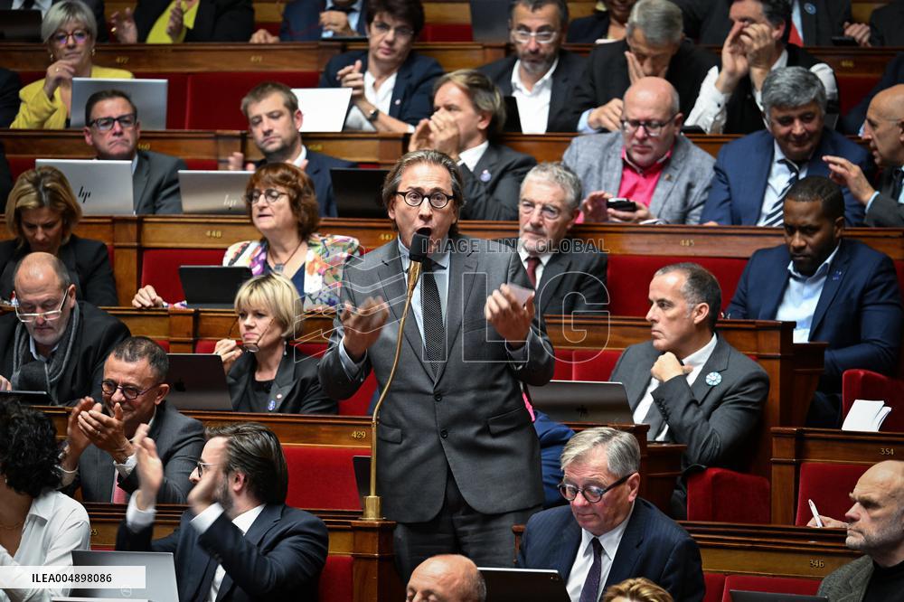 Suspension Of Pension Reform At The National Assembly - Paris