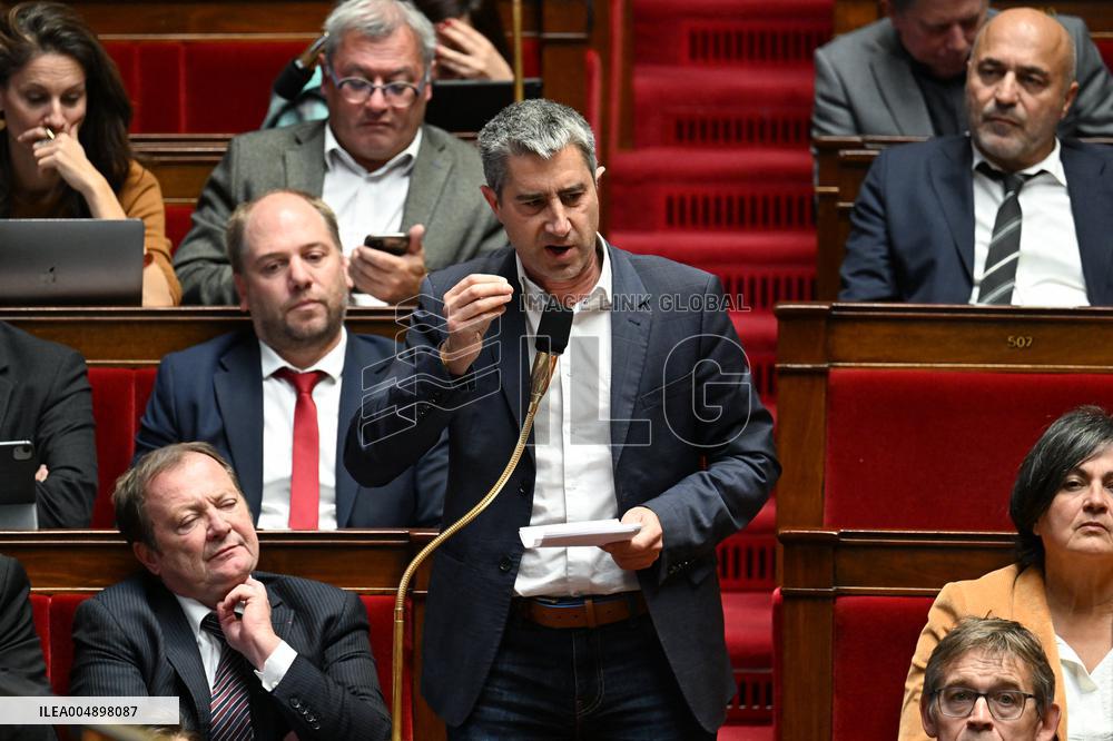 Suspension Of Pension Reform At The National Assembly - Paris