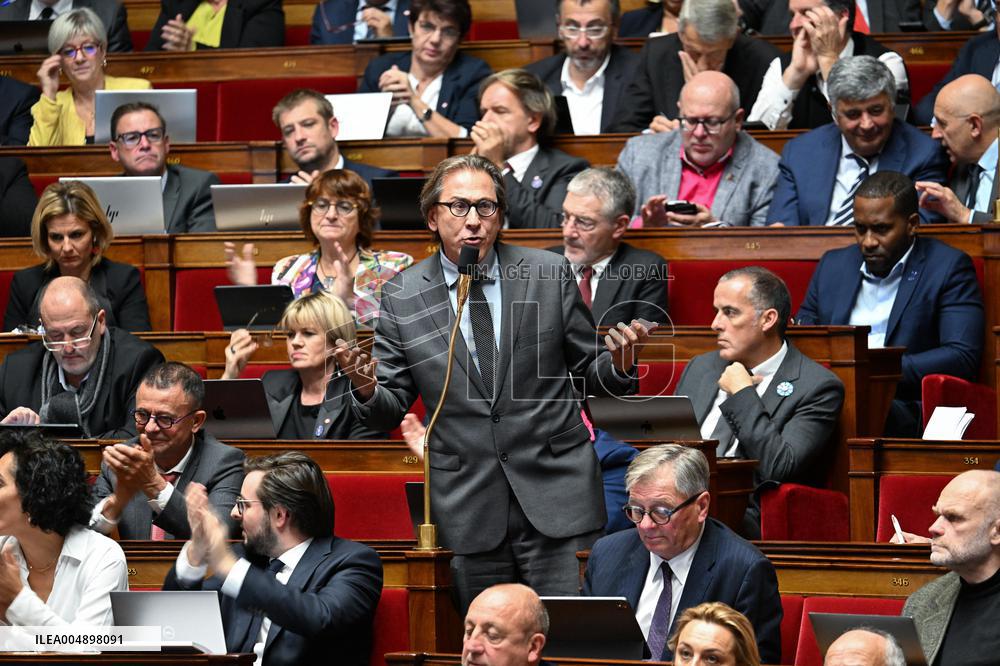 Suspension Of Pension Reform At The National Assembly - Paris