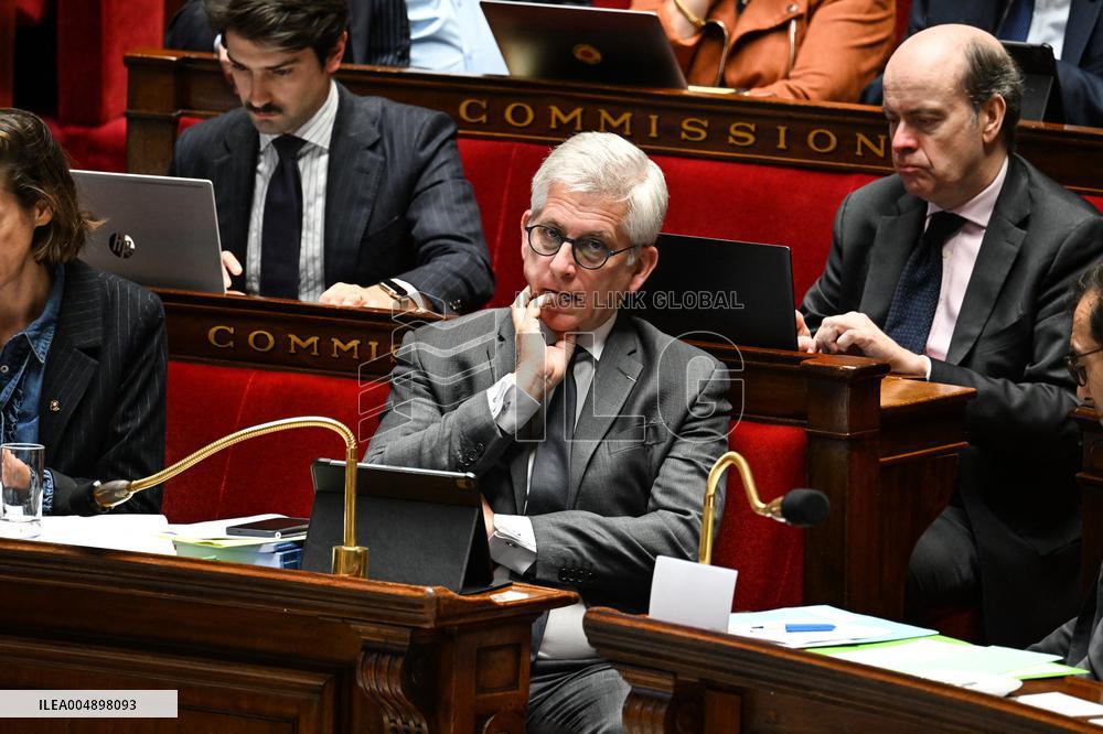 Suspension Of Pension Reform At The National Assembly - Paris
