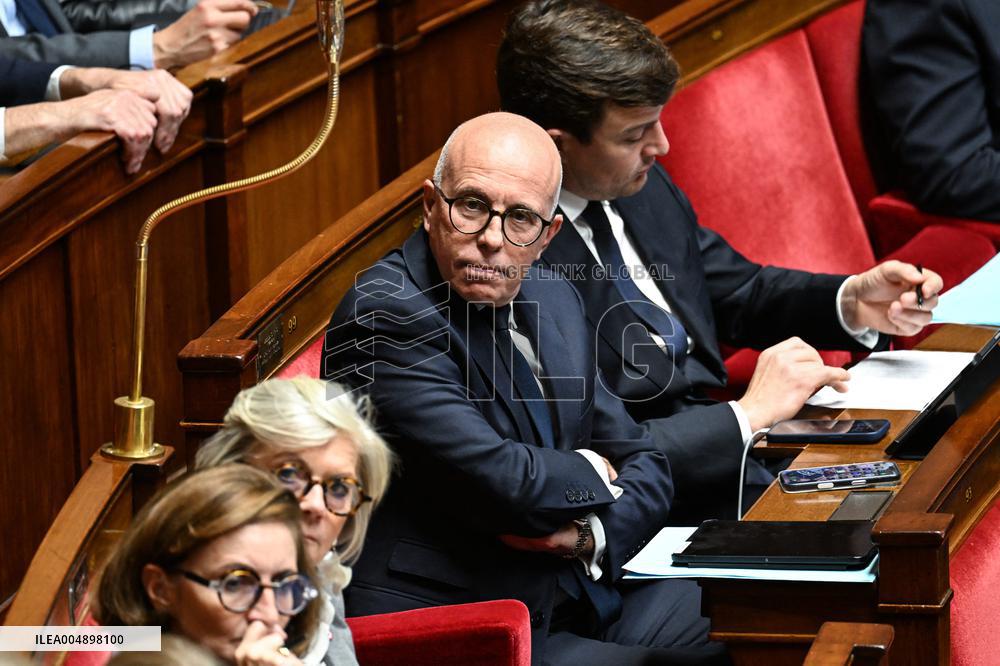 Suspension Of Pension Reform At The National Assembly - Paris
