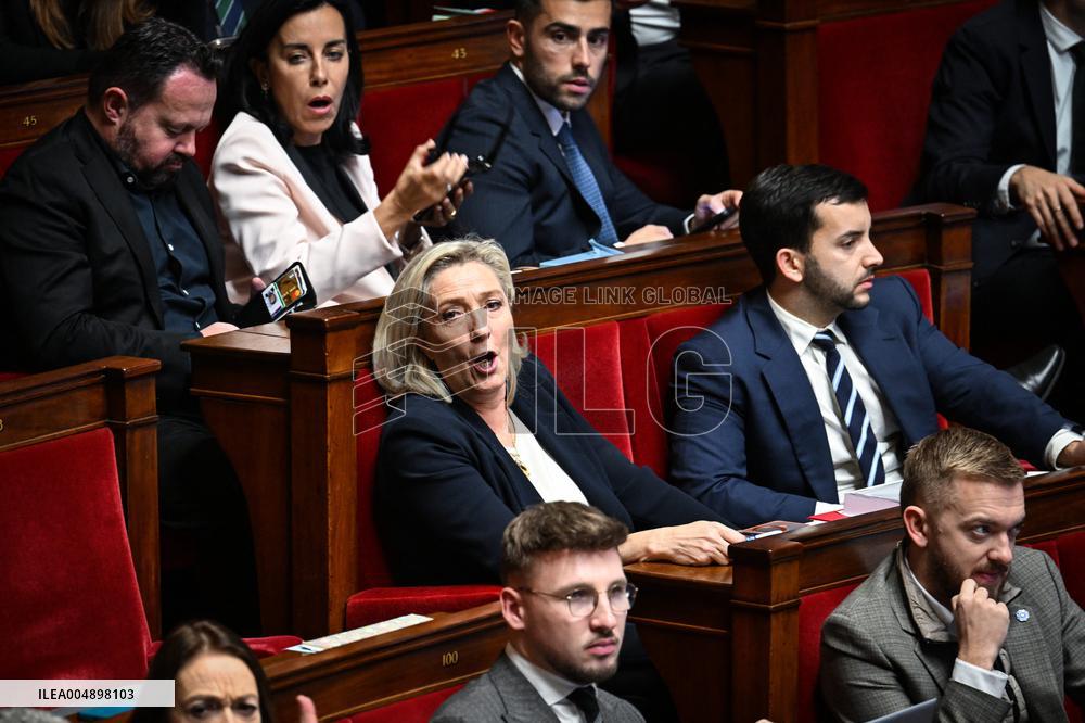 Suspension Of Pension Reform At The National Assembly - Paris