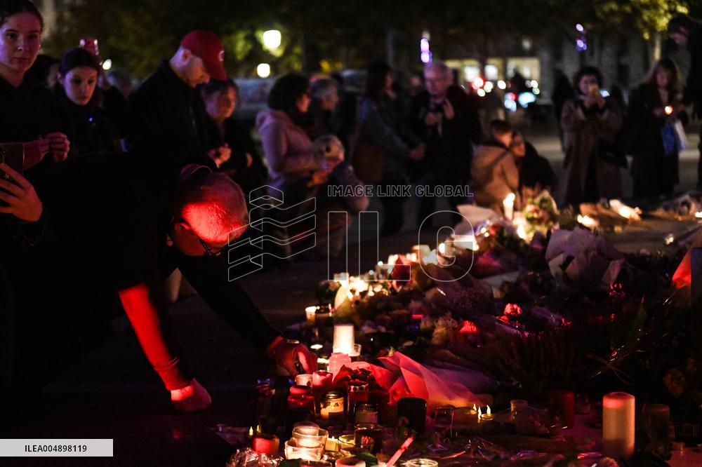 Anne Hidalgo At 2015 Attacks Commemoration - Paris