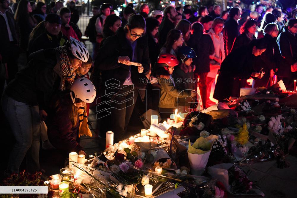 Anne Hidalgo At 2015 Attacks Commemoration - Paris