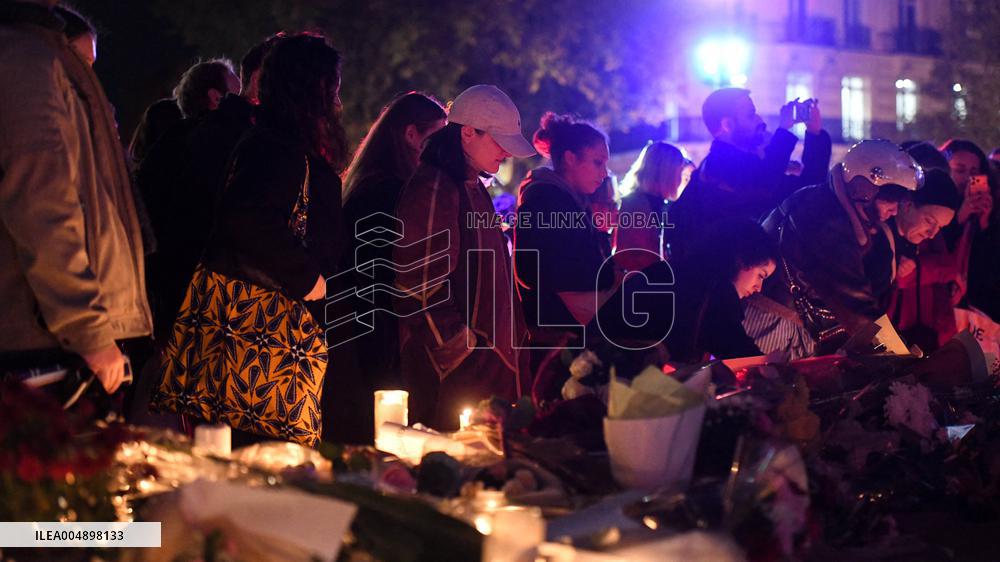Anne Hidalgo At 2015 Attacks Commemoration - Paris