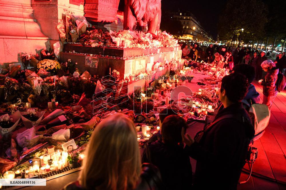 Anne Hidalgo At 2015 Attacks Commemoration - Paris