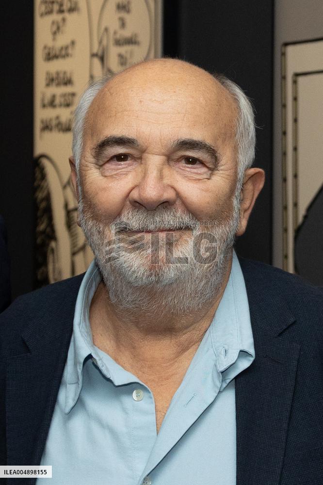 Exclusive - Philippe Geluck Exhibition Opens - Paris