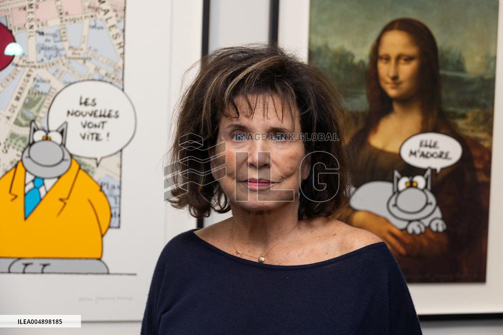 Exclusive - Philippe Geluck Exhibition Opens - Paris