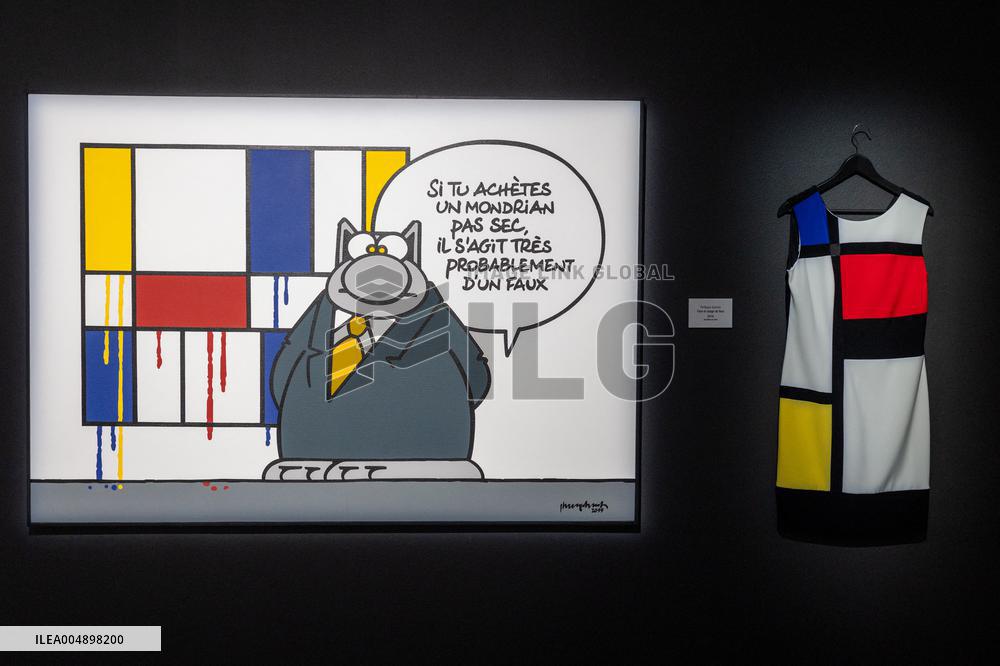Exclusive - Philippe Geluck Exhibition Opens - Paris