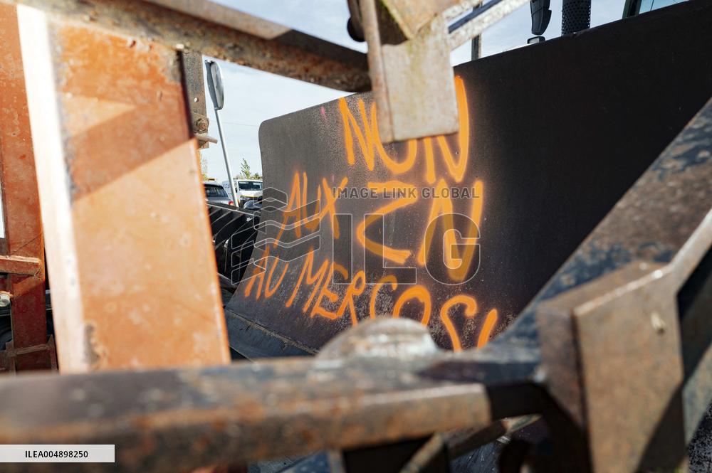 Farmers Mobilize Against Macron In Toulouse - France
