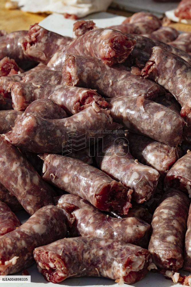 Farmers Mobilize Against Macron In Toulouse - France