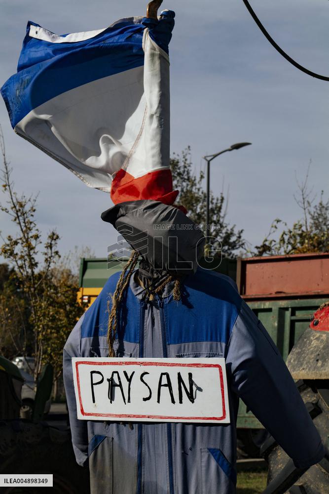 Farmers Mobilize Against Macron In Toulouse - France