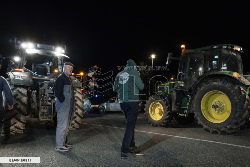 Farmers Mobilize Against Macron In Toulouse - France