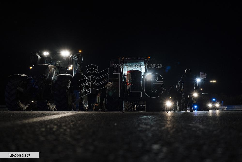 Farmers Mobilize Against Macron In Toulouse - France