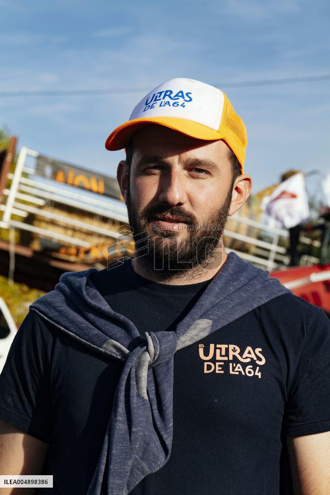 Farmers Mobilize Against Macron In Toulouse - France