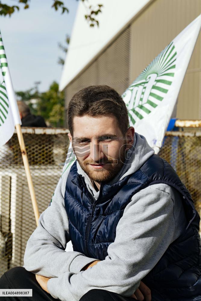 Farmers Mobilize Against Macron In Toulouse - France