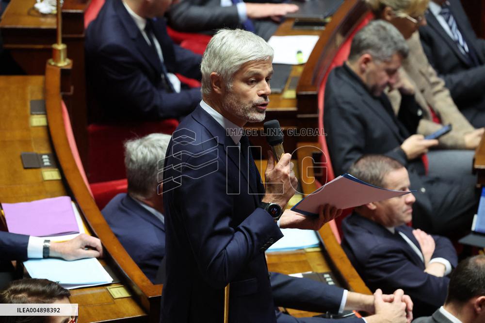 Budget Debate on Pension Reform Suspension - Paris