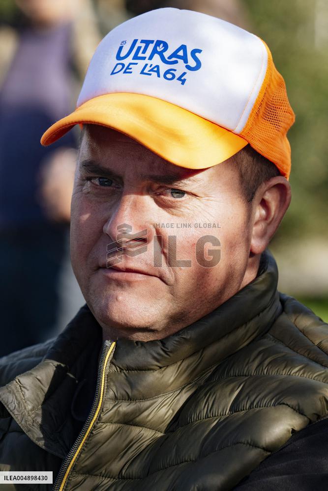 Farmers Mobilize Against Macron In Toulouse - France