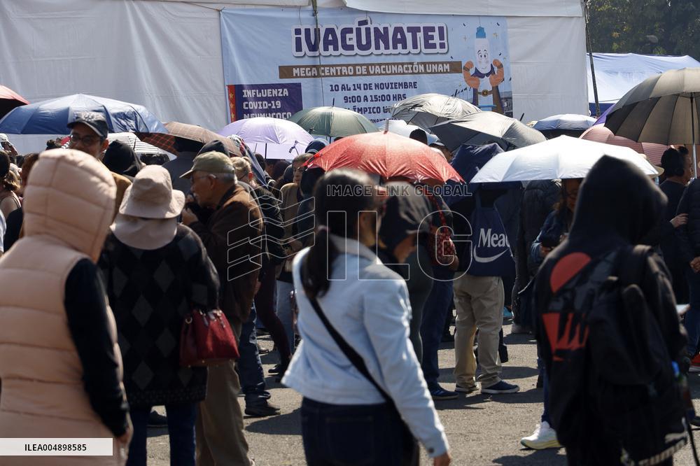 Vaccination Program Against Covid-19 and Influenza - Mexico City