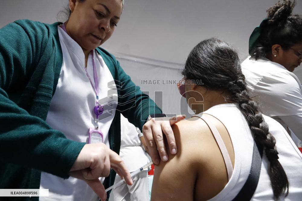 Vaccination Program Against Covid-19 and Influenza - Mexico City