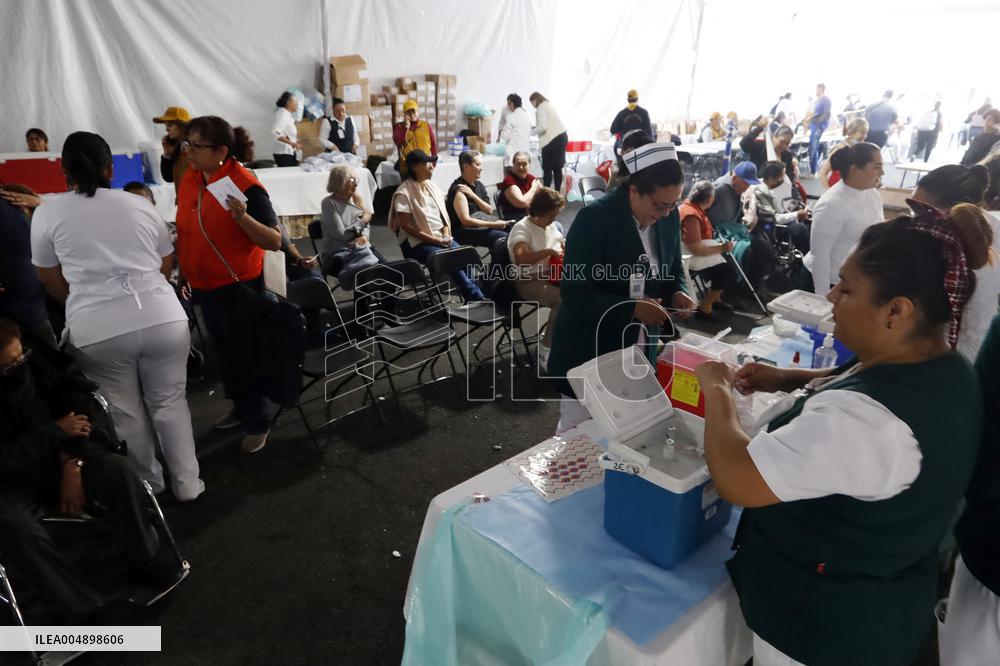 Vaccination Program Against Covid-19 and Influenza - Mexico City