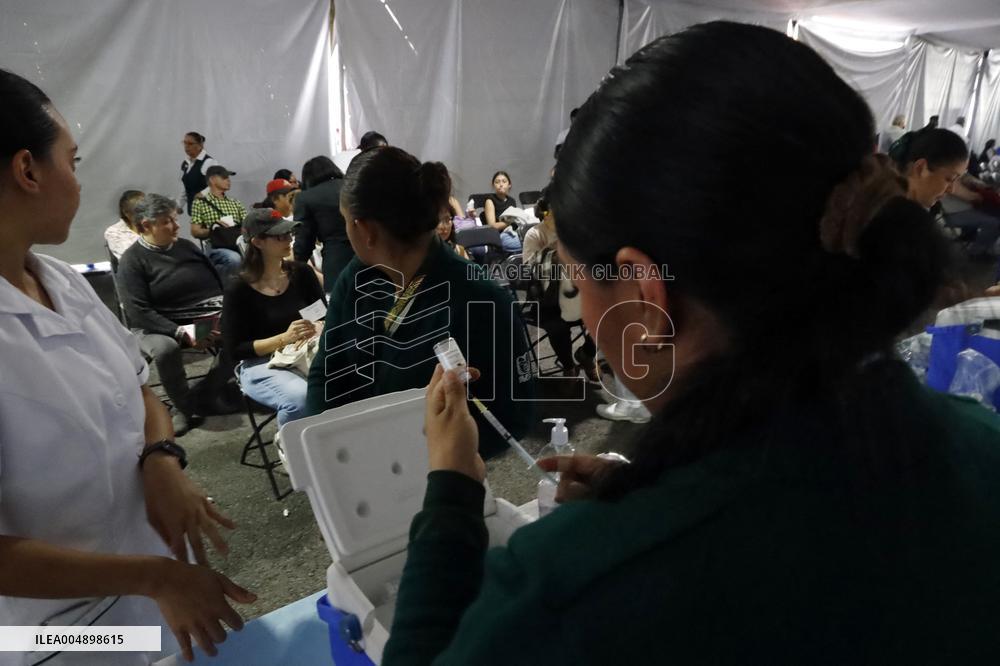 Vaccination Program Against Covid-19 and Influenza - Mexico City