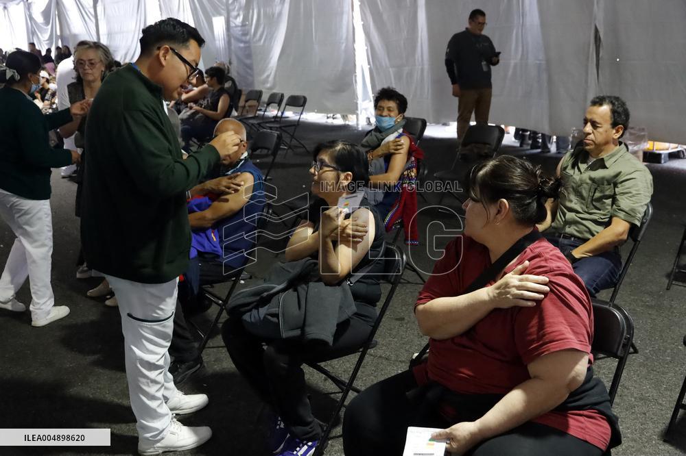Vaccination Program Against Covid-19 and Influenza - Mexico City