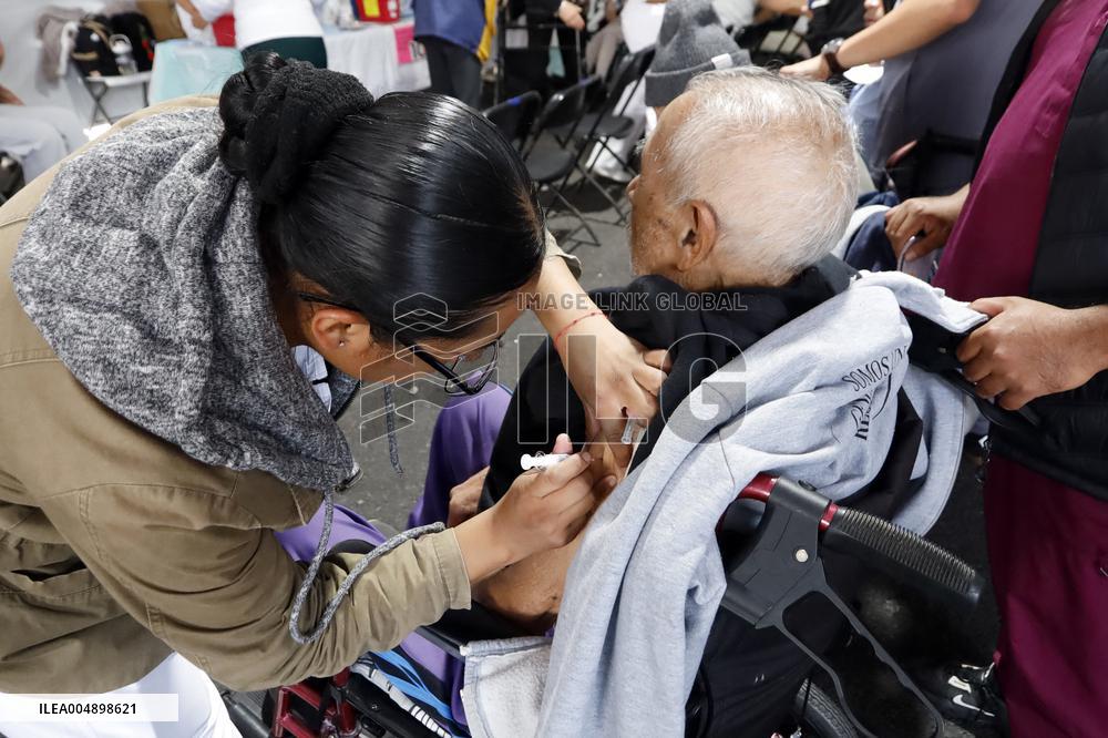 Vaccination Program Against Covid-19 and Influenza - Mexico City