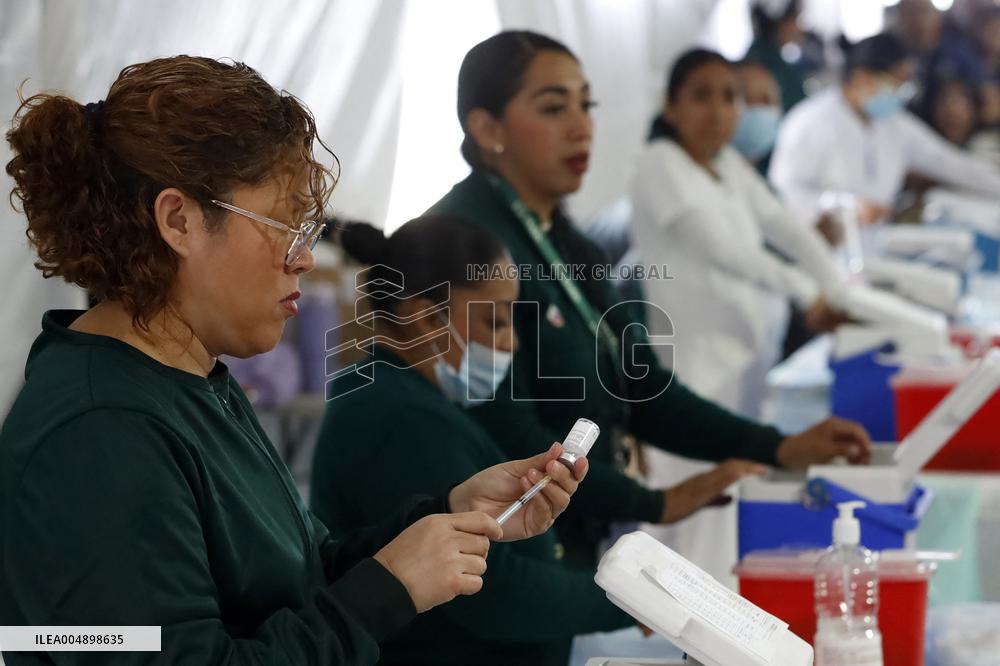 Vaccination Program Against Covid-19 and Influenza - Mexico City