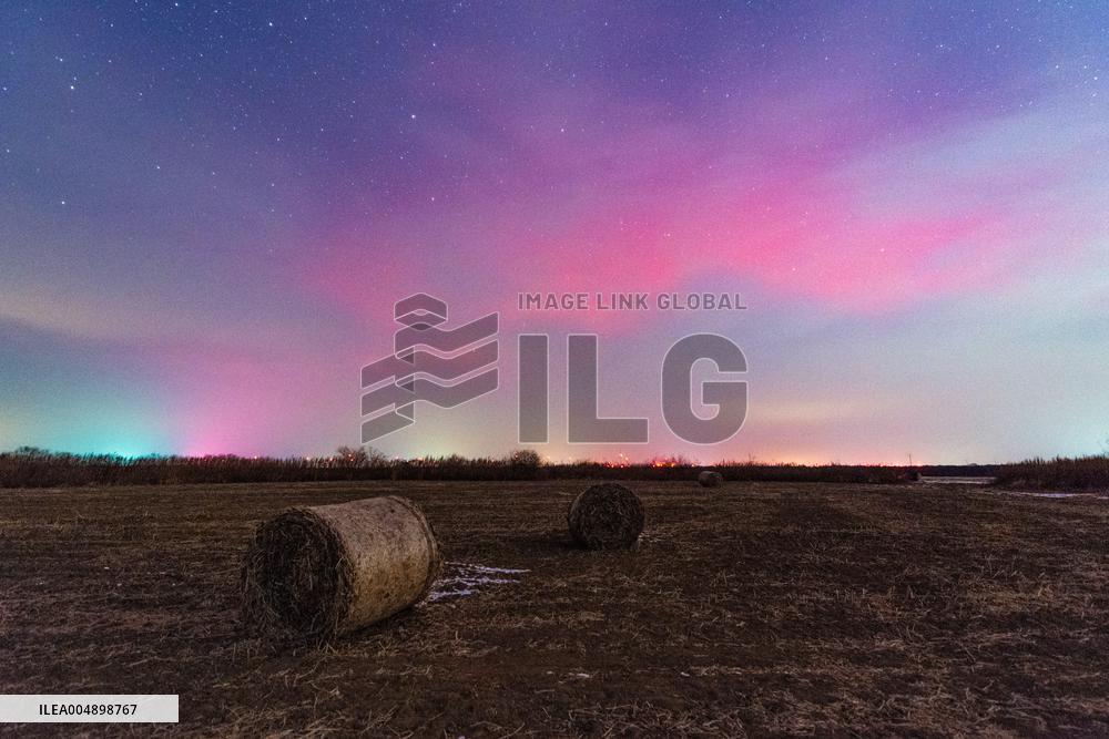 Northern Lights over China