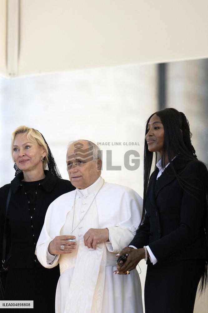 Naomi Campbell Meets Pope Leo XIV - Vatican
