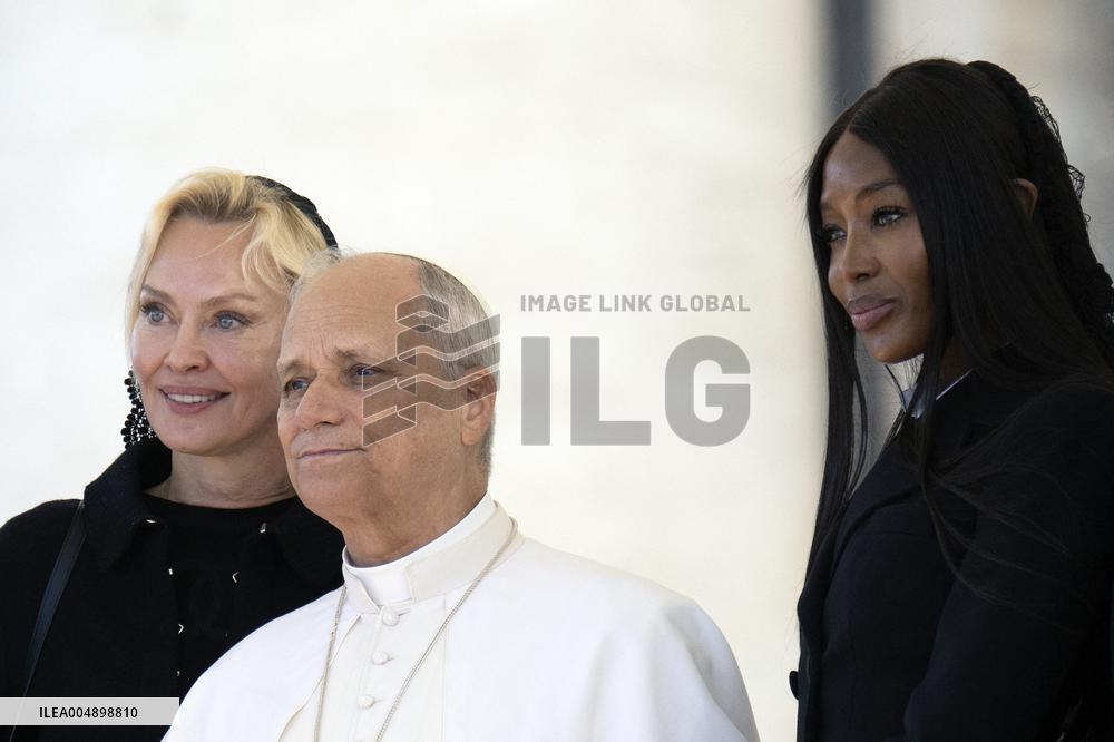 Naomi Campbell Meets Pope Leo XIV - Vatican