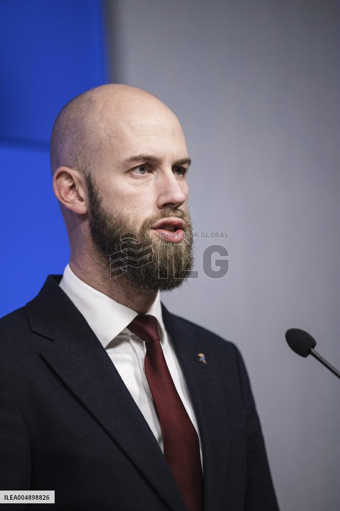 Press conference of the Nordic ministers responsible for civil preparedness