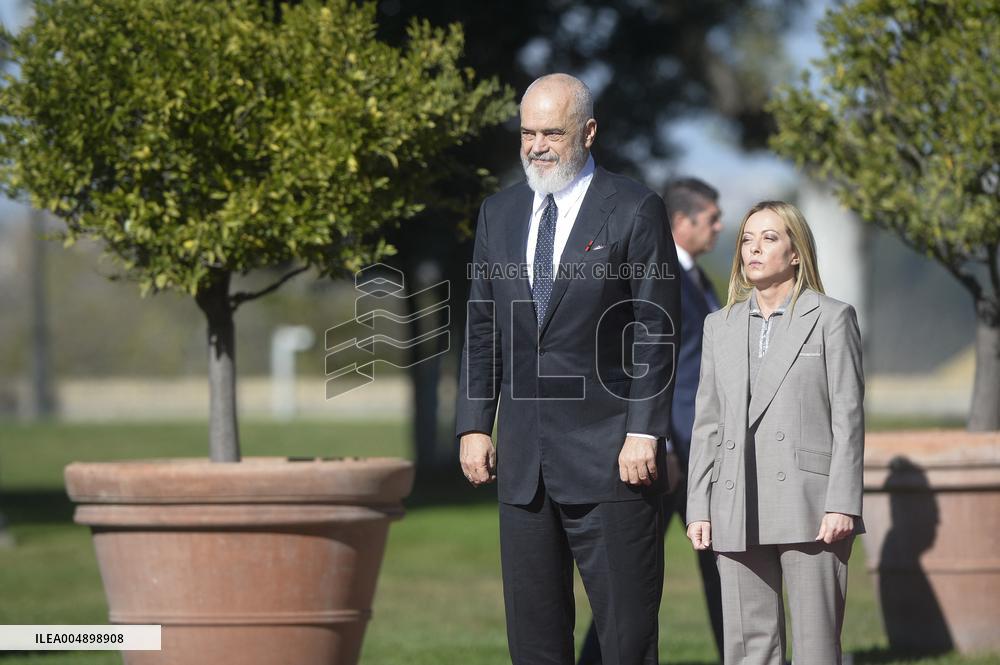 Intergovernmental Summit Italy Albania - Rome