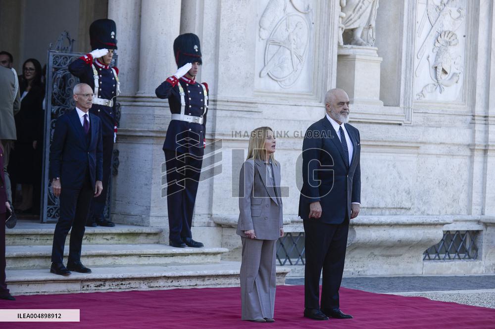 Intergovernmental Summit Italy Albania - Rome