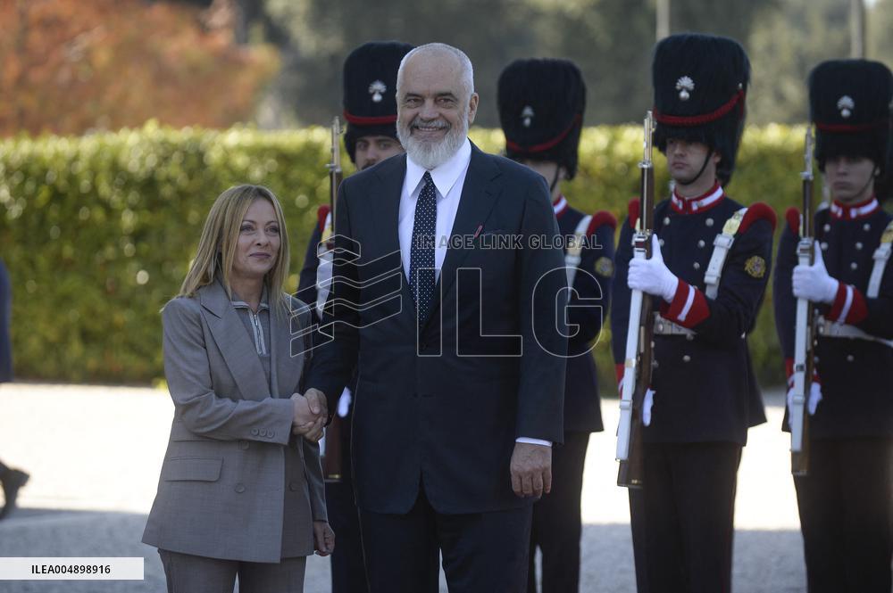Intergovernmental Summit Italy Albania - Rome