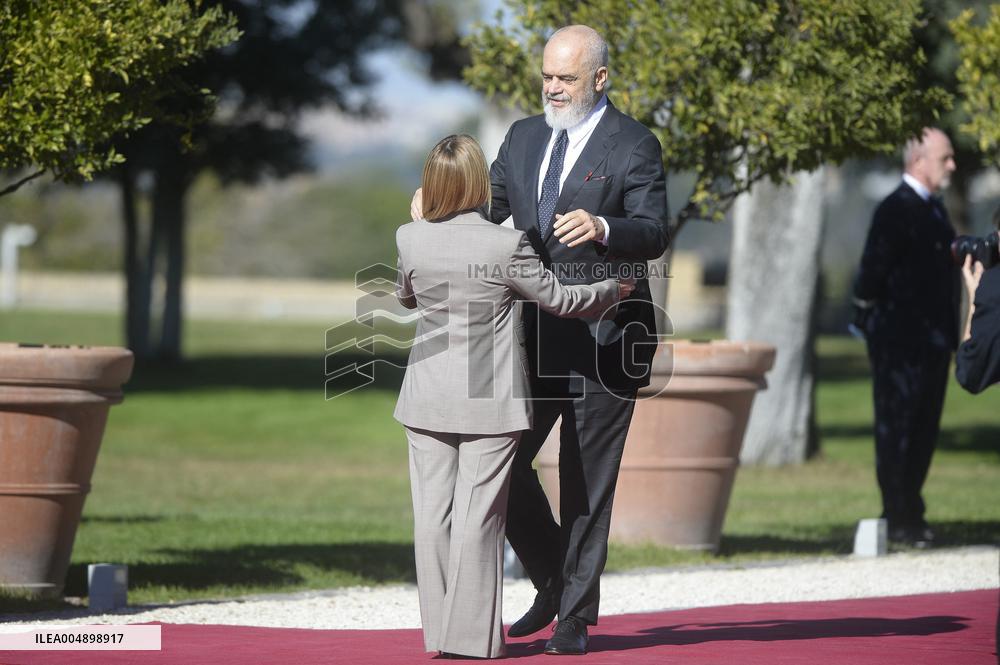 Intergovernmental Summit Italy Albania - Rome