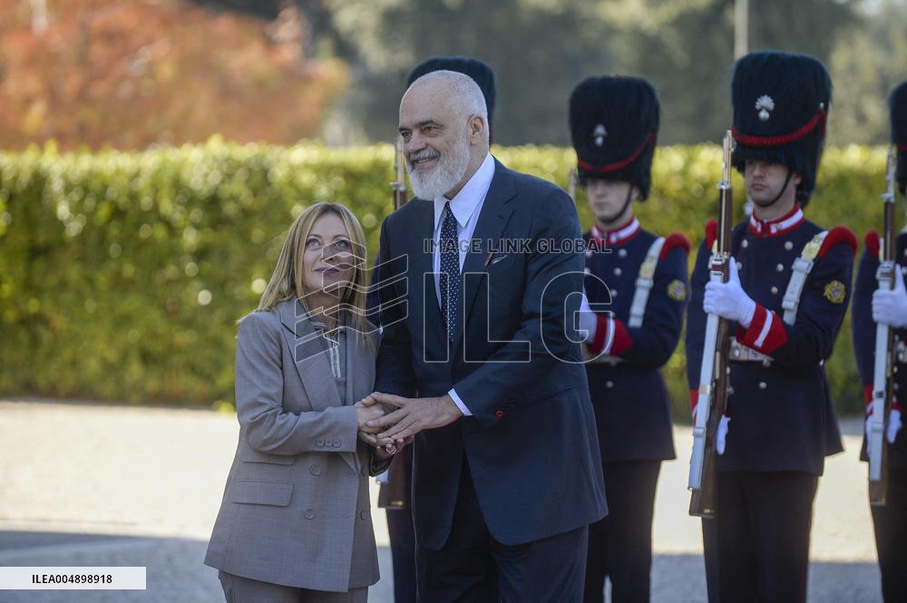 Intergovernmental Summit Italy Albania - Rome