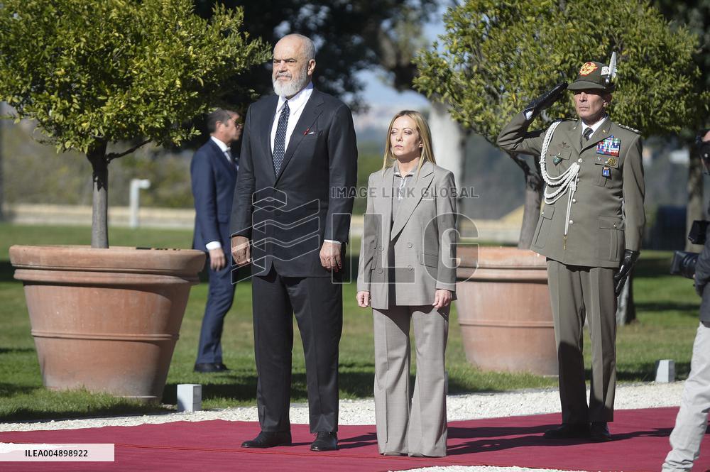 Intergovernmental Summit Italy Albania - Rome