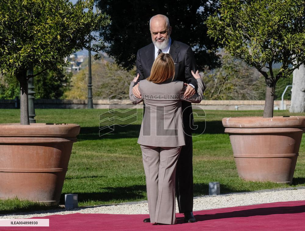 Intergovernmental Summit Italy Albania - Rome