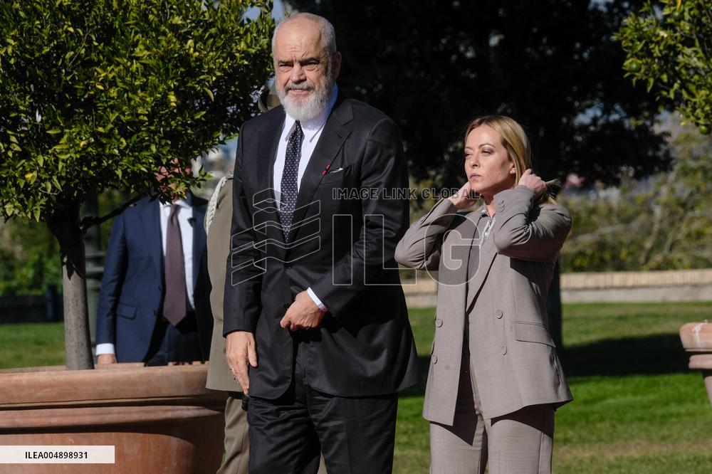Intergovernmental Summit Italy Albania - Rome